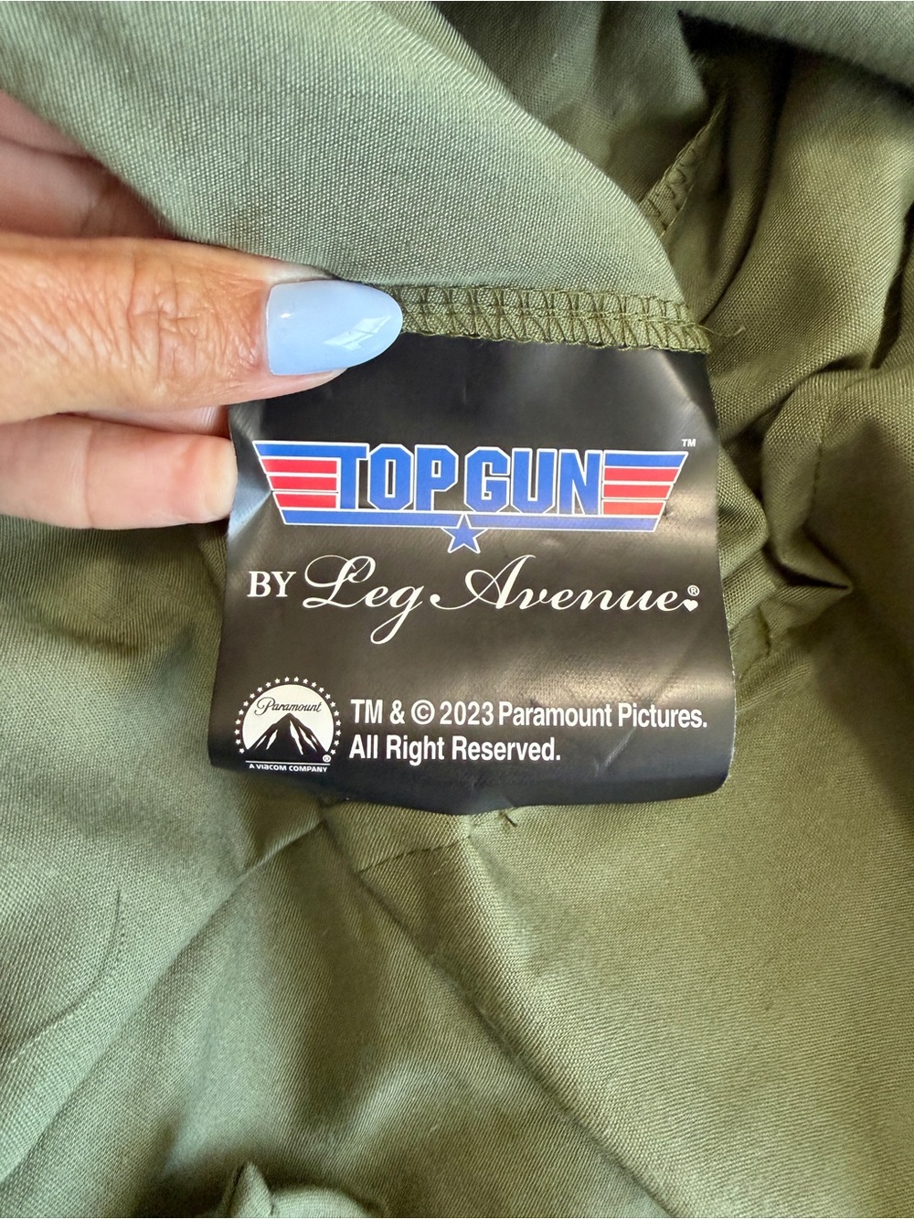 🇺🇸🫡Women’s Top Gun Costume Flight Dress Leg Avenue - Picture 10 of 13
